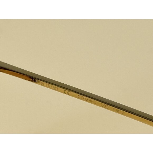 Cartier Gold Pilot Sunglasses CT0298S-003 Cat.2 140-57-13 (K) - Picture 10 of 16